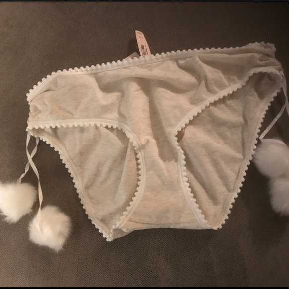 NWT VICTORIA'S SECRET POM POM PANTIES SIZE L - Picture 6 of 7